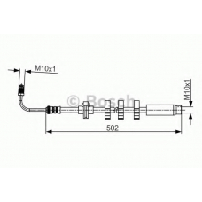 1 987 481 264 BOSCH Тормозной шланг