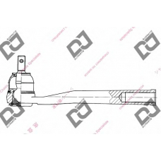 DE1060 DJ PARTS Наконечник поперечной рулевой тяги