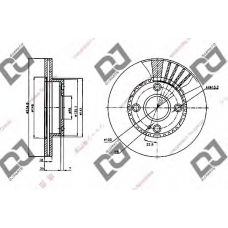 BD2088 DJ PARTS Тормозной диск