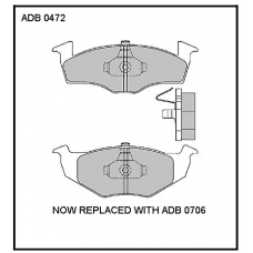 ADB0472 Allied Nippon Тормозные колодки