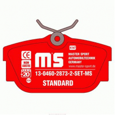 13046028732-SET-MS MASTER-SPORT Комплект тормозных колодок, дисковый тормоз