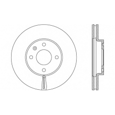 BDA2631.20 OPEN PARTS Тормозной диск