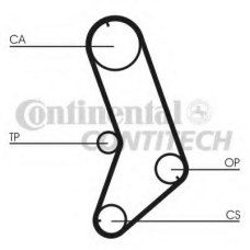 CT647K5 CONTITECH Комплект ремня грм