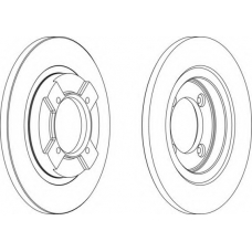 DDF064-1 FERODO Тормозной диск