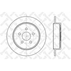 6020-9310-SX STELLOX Тормозной диск