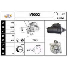 IV9002 SNRA Стартер