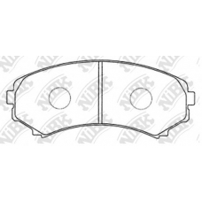 PN3414 NiBK Комплект тормозных колодок, дисковый тормоз