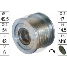 ZN5565 ERA Механизм свободного хода генератора