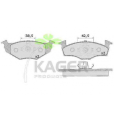 35-0184 KAGER Комплект тормозных колодок, дисковый тормоз