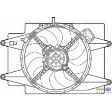 8EW 351 039-621 HELLA Вентилятор, охлаждение двигателя