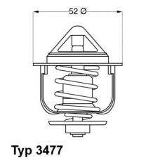 3477.88D WAHLER Термостат, охлаждающая жидкость