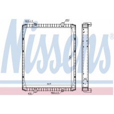 63846A NISSENS Радиатор, охлаждение двигателя