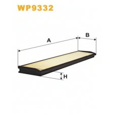 WP9332 WIX Фильтр, воздух во внутренном пространстве
