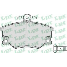 05P676 LPR Комплект тормозных колодок, дисковый тормоз