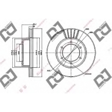 BD2030 DJ PARTS Тормозной диск