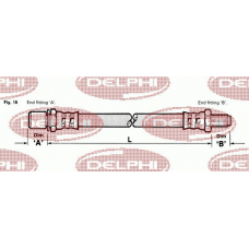 LH2181 DELPHI Тормозной шланг