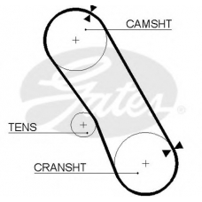 5061 GATES Ремень ГРМ