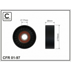 01-97 CAFFARO Натяжной ролик, поликлиновой  ремень