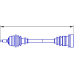 12352 SERCORE Приводной вал