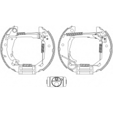 8DB 355 004-521 HELLA PAGID Комплект тормозных колодок