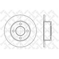 6020-4723-SX STELLOX Тормозной диск