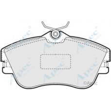 PAD848 APEC Комплект тормозных колодок, дисковый тормоз