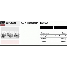 DC72650 DELCO REMY Тормозной суппорт