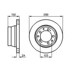 0 986 478 419 BOSCH Тормозной диск