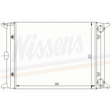 65070 NISSENS Радиатор, охлаждение двигателя