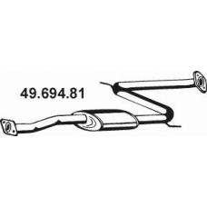 49.694.81 EBERSPACHER Средний глушитель выхлопных газов