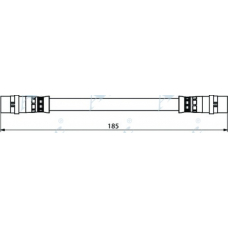 HOS3894 APEC Тормозной шланг