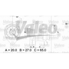 437198 VALEO Генератор