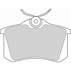 FD6354A NECTO Комплект тормозных колодок, дисковый тормоз