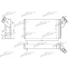 PRS2020 PATRON Теплообменник, отопление салона