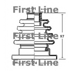 FCB2717 FIRST LINE Пыльник, приводной вал