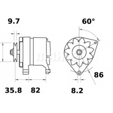 MG 107 MAHLE Генератор