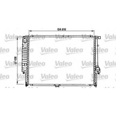 819417 VALEO Радиатор, охлаждение двигателя