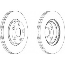 DDF1401-1 FERODO Тормозной диск