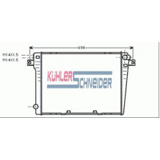 1406001 KUHLER SCHNEIDER Радиатор, охлаждение двигател