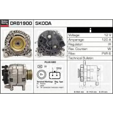 DRB1900 DELCO REMY Генератор