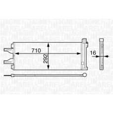 350203623000 MAGNETI MARELLI Конденсатор, кондиционер