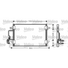 817778 VALEO Конденсатор, кондиционер