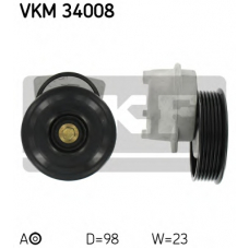 VKM 34008 SKF Натяжной ролик, поликлиновой  ремень
