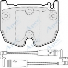 PAD1397 APEC Комплект тормозных колодок, дисковый тормоз
