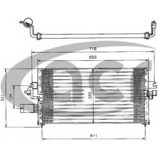 300199 ACR Конденсатор, кондиционер