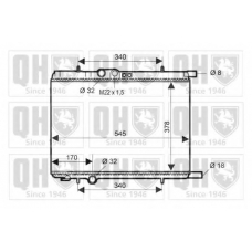 QER1912 QUINTON HAZELL Радиатор, охлаждение двигателя
