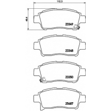 8DB 355 019-711 HELLA Комплект тормозных колодок, дисковый тормоз