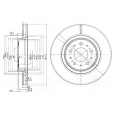 BG3418 DELPHI Тормозной диск