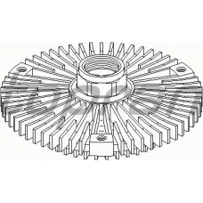 401 186 TOPRAN Сцепление, вентилятор радиатора