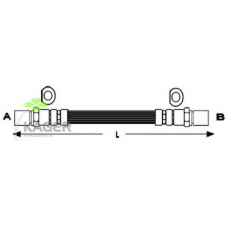 38-0055 KAGER Тормозной шланг